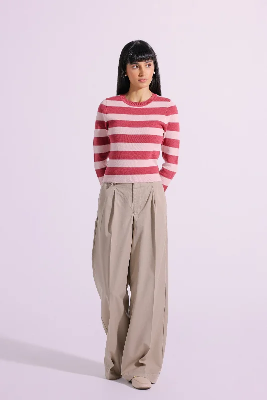 STRIPED SWEATER (E1275/108/305) Casual Formal Business