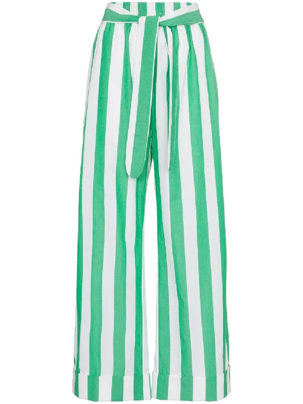 striped sasha cotton trousers Trousers Winter Warm