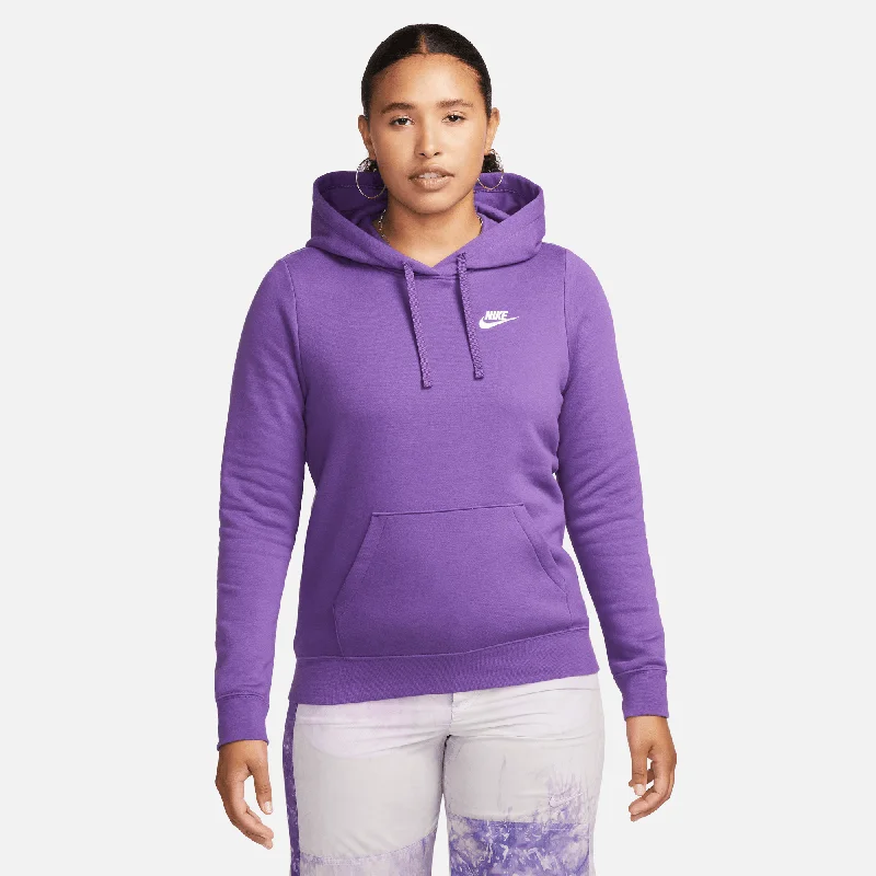 Women's Nike Sportswear Club Fleece Pullover Hoodie Hoodie with Embroidery Detailed Premium