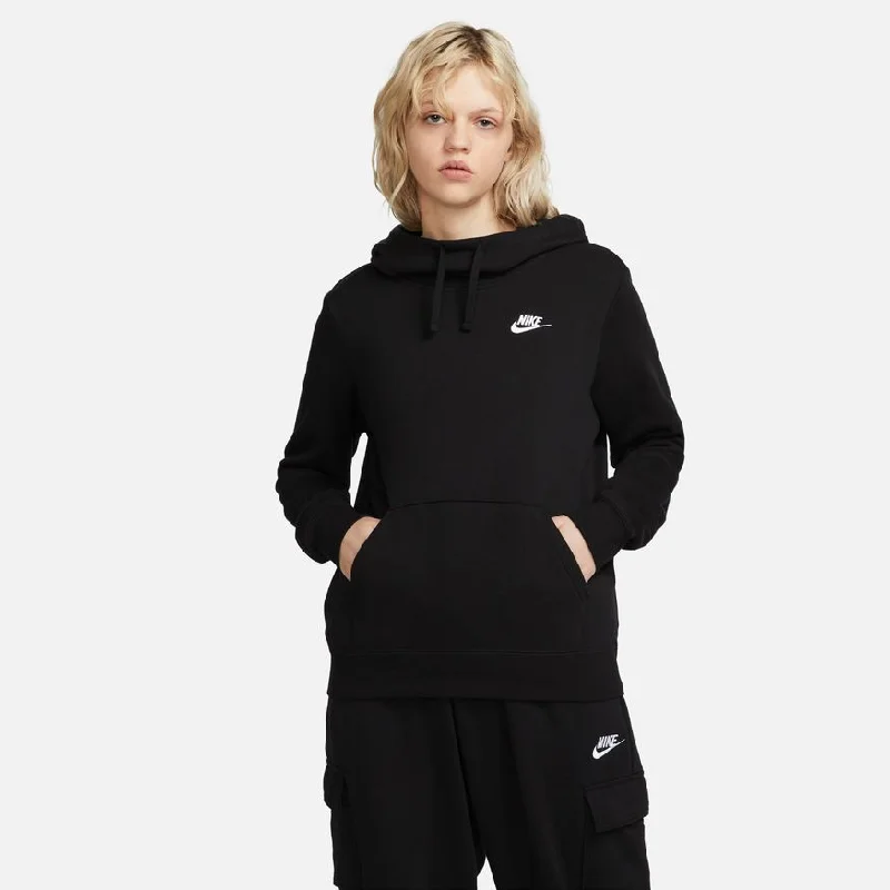 Women's Nike Funnel-Neck Hoodie Hoodie with Emblem Brand Identity