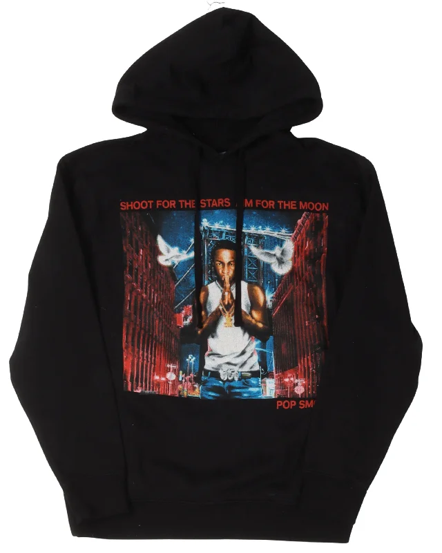 Pop Smoke Hoodie Zip Hoodie Drawstring Kangaroo Pocket