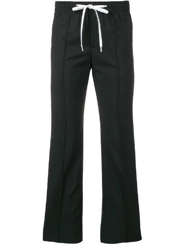 side striped cropped trousers Trousers Seasonal Trendy