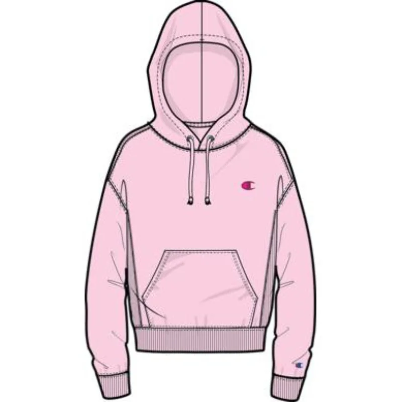 Women's Champion Reverse Weave Po Hoodie Hoodie with Crew Neck Simple Timeless