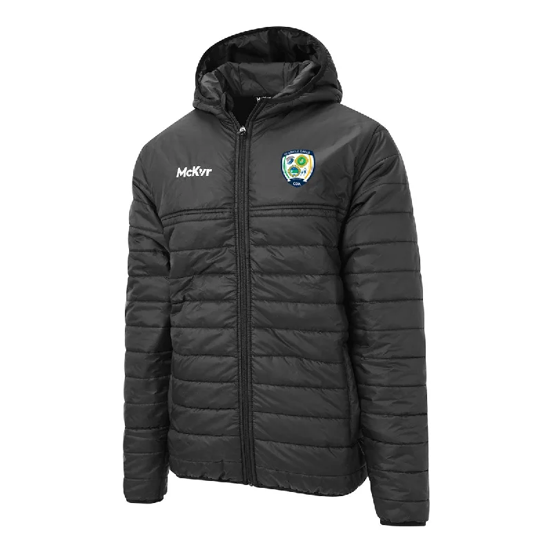 Mc Keever Duarigle Gaels Core 22 Puffa Jacket - Adult - Black Hoodie Zip-Up Jacket Button-Up Jacket