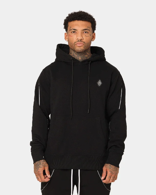 Saint Morta Polaris Hoodie Black/3M Hooded Sweatshirt Casual Wear Street Style