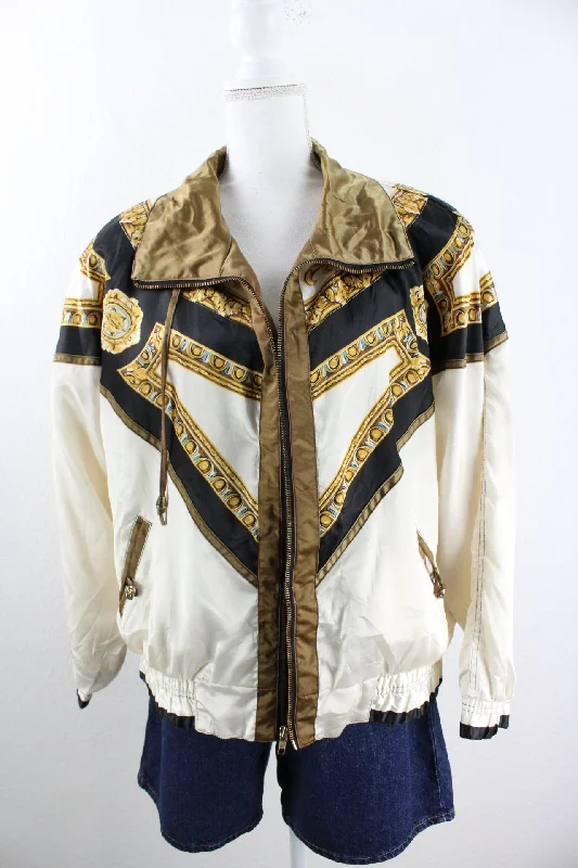 Vintage Giacca Sport Jacket (M) One-Shoulder Jacket Off-the-Shoulder Jacket Asymmetrical Jacket