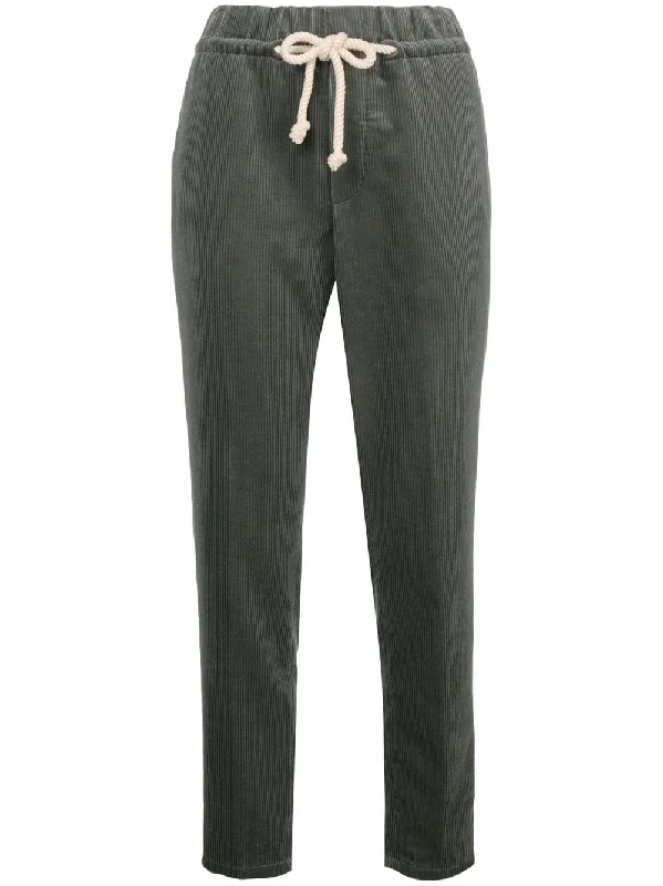 corduroy tapered trousers Trousers luxurious premium