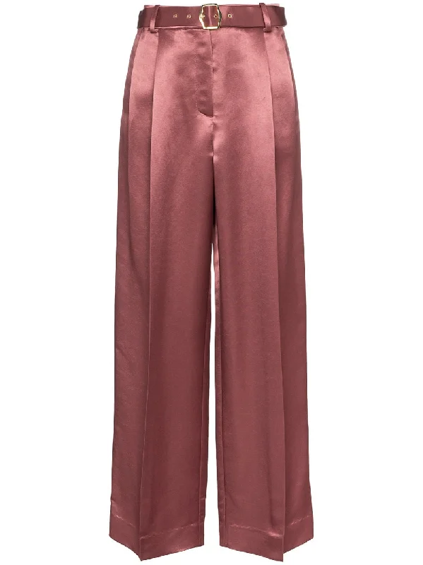 blanche satin trousers Trousers Review Highly