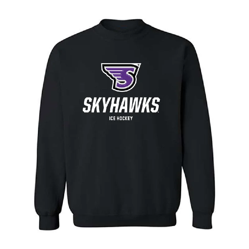 Stonehill - NCAA Women's Ice Hockey : Lily Geist - Classic Shersey Crewneck Sweatshirt Hoodie with Turtle Neck Cozy Winter