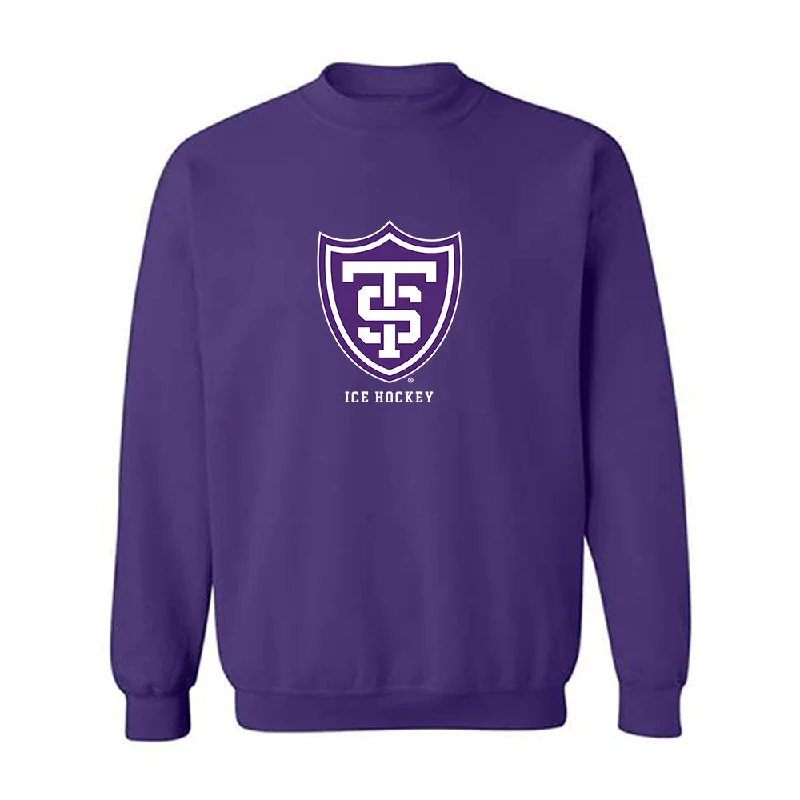 UST - NCAA Women's Ice Hockey : Alli Pahl - Crewneck Sweatshirt Hoodie with Elastic Cuffs Stretchable Comfortable