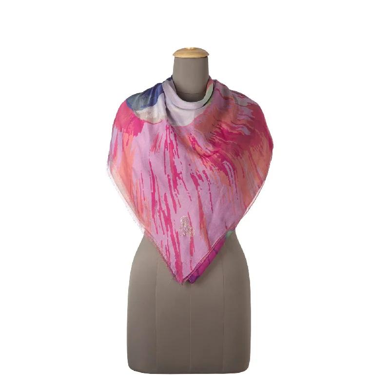 Parrot Lover Shawl Fashionable Oversized Shawl