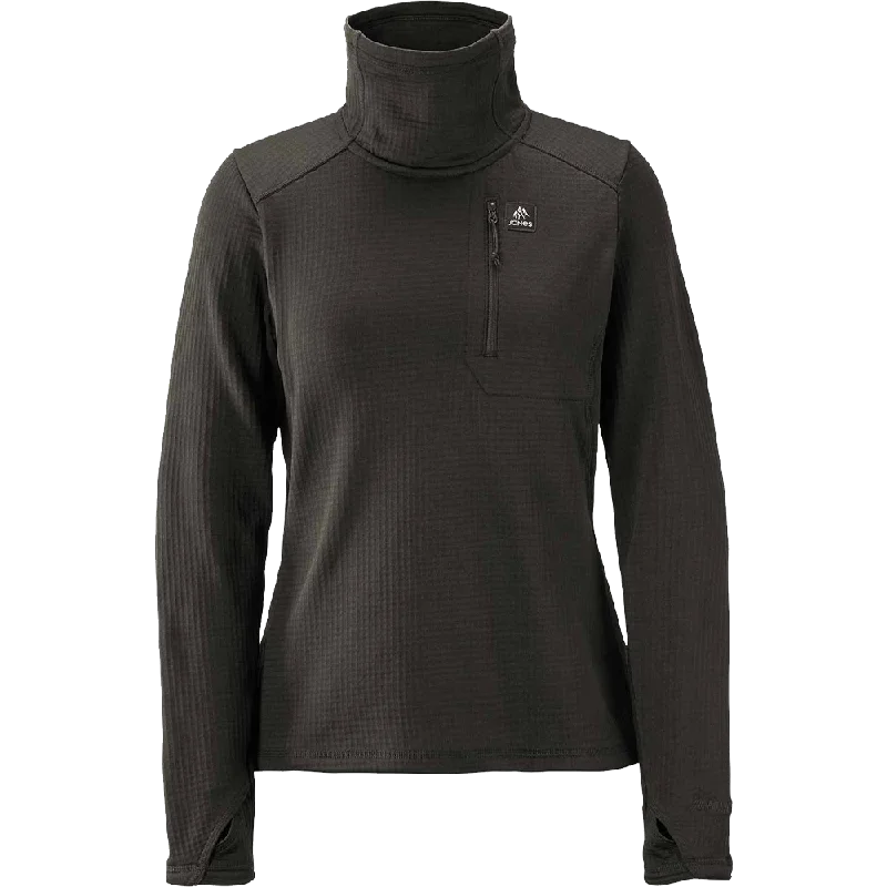 Women's Flagship Recycled Grid Fleece Pullover Over Sleeve Pullover