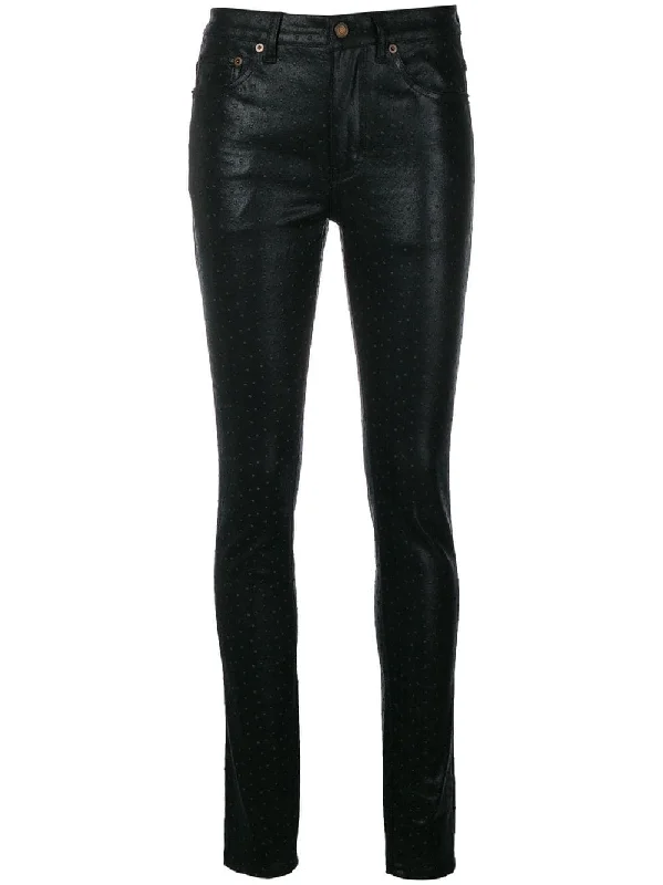 faux-leather trousers Trousers cozy soft