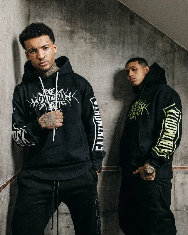 Saint Morta Venom Hoodie Black/White Graphic Hoodie Design Print