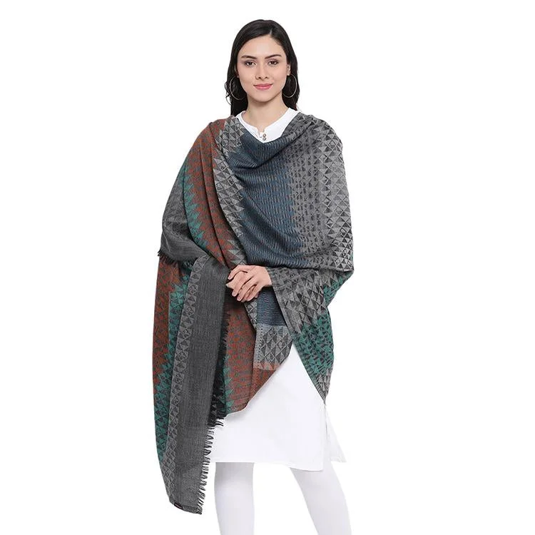 Shireen Woolen Shawl Cozy Woolen Shawl Scarf