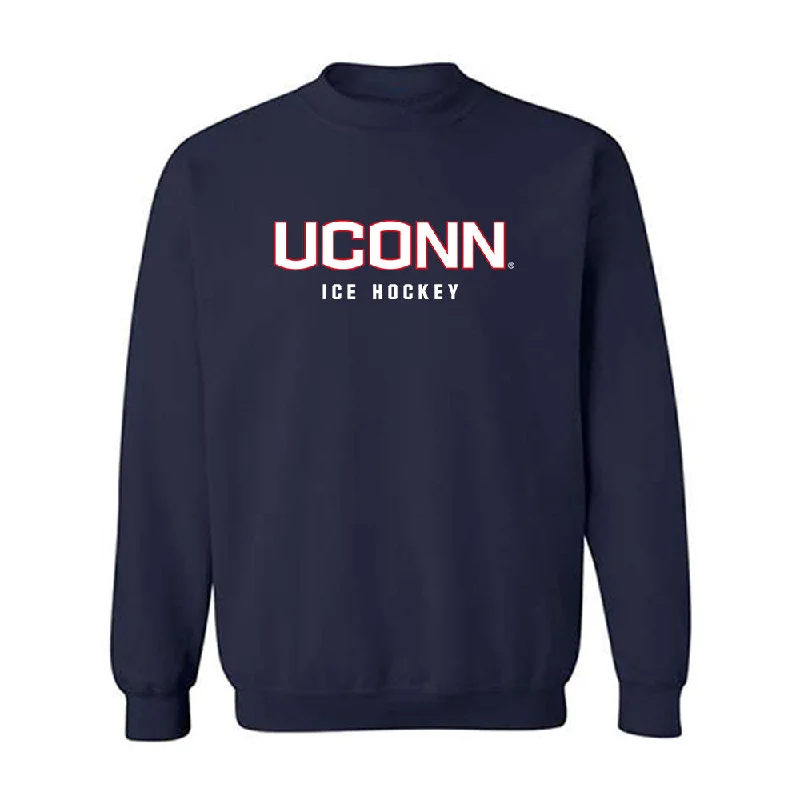 UConn - NCAA Women's Ice Hockey : Taylor Porthan - Classic Shersey Crewneck Sweatshirt Hoodie with Applique Textured Unique