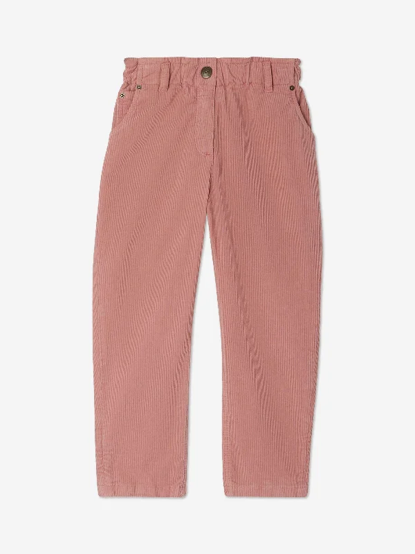 Bonpoint Girls Sonie Trousers in Pink Trousers Brand Named