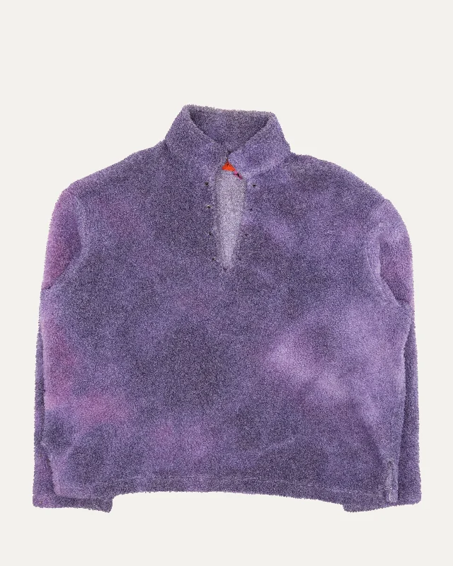 Cowboy Fleece Pullover Bateau Neck Pullover