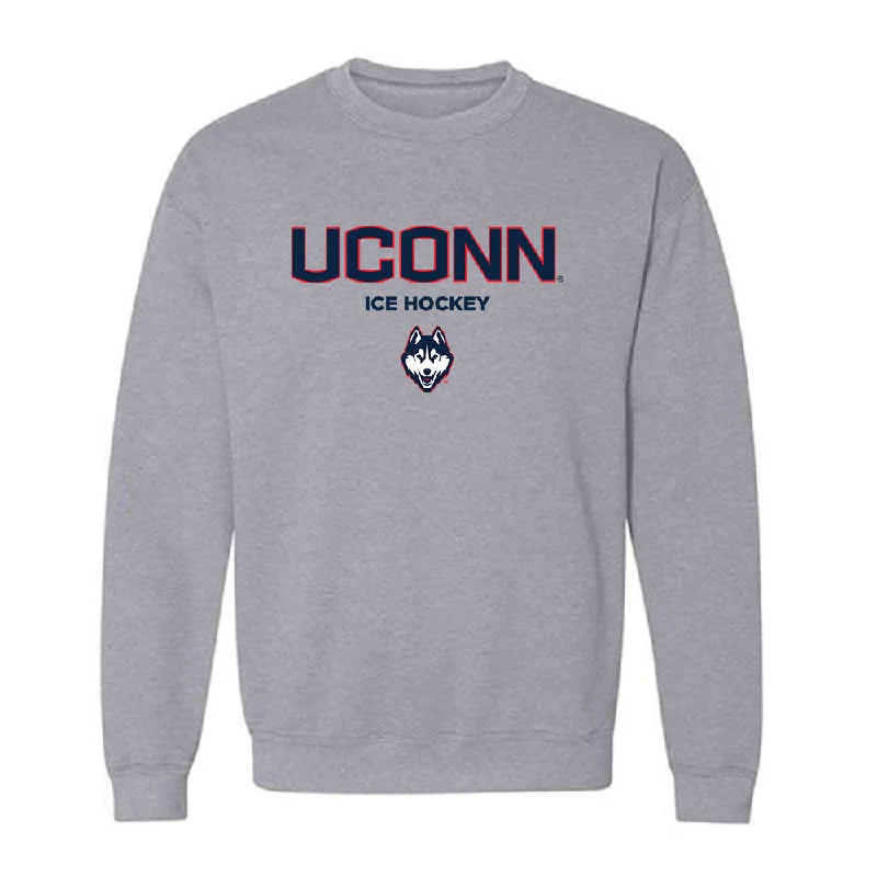 UConn - NCAA Women's Ice Hockey : Taylor Porthan - Classic Shersey Crewneck Sweatshirt Hoodie with Ribbed Hem Stretchable Secure