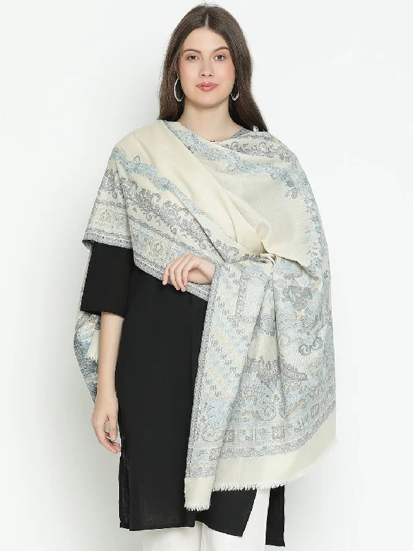 Serenade in Jacquard Women Shawl Trendy Oversized Shawl Cape