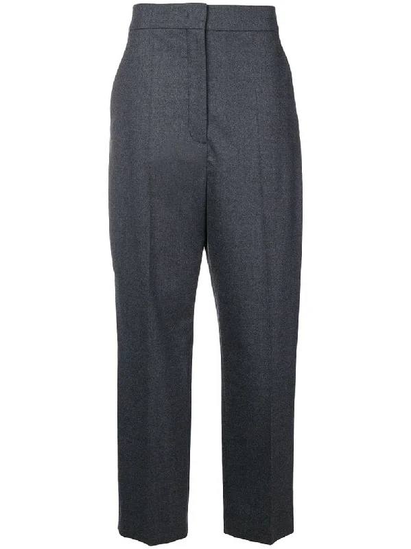 creased wide-leg trousers Trousers luxurious high-end