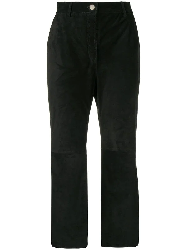 cropped flare trousers Trousers cozy comfortable