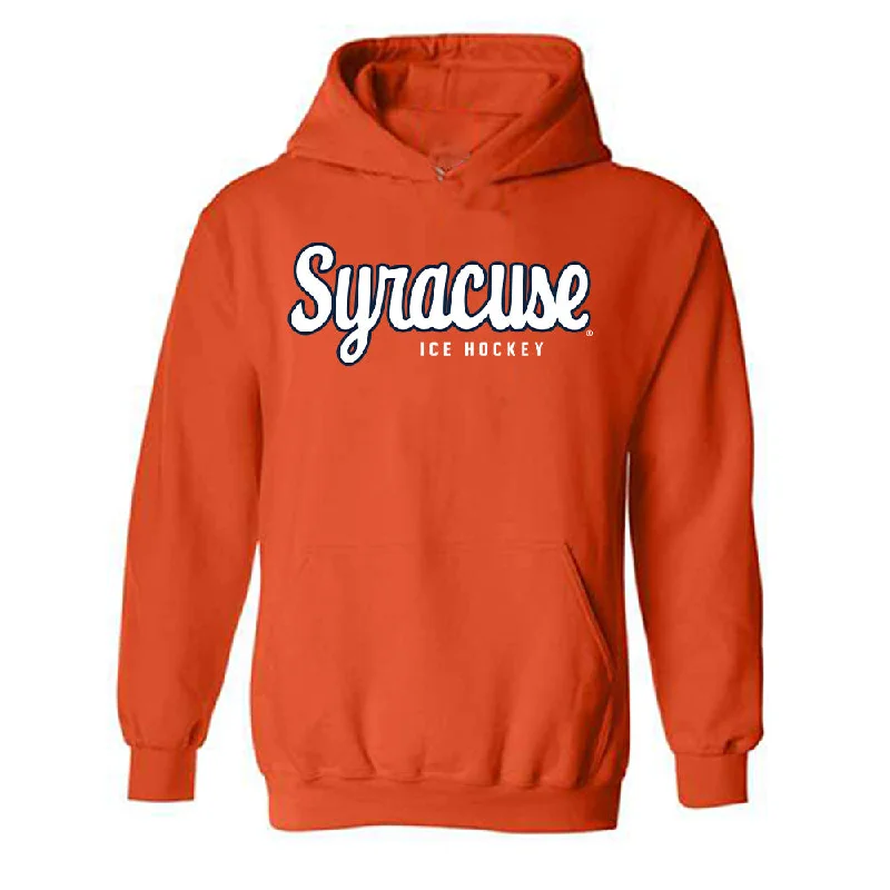 Syracuse - NCAA Women's Ice Hockey : Peyton Armstrong - Classic Shersey Hooded Sweatshirt Hoodie with Pastel Soft Subtle