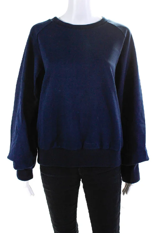 Adeam Womens Ayame Pullover Navy Besom Neck Pullover