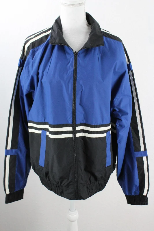 Vintage Speed Zone Jacket (XL) One-Shoulder Jacket Off-the-Shoulder Jacket Asymmetrical Jacket