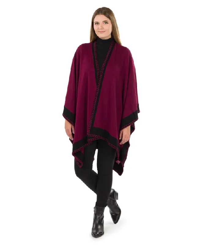 Patricia Nash Short Shawl Cozy Wool Shawl Poncho