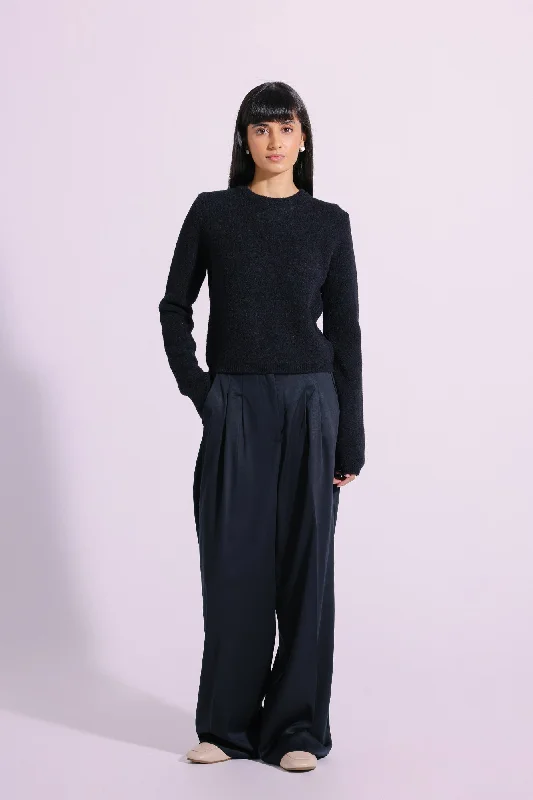 SOLID SWEATER (E1271/108/902) Layered Multi-layer Single Layer