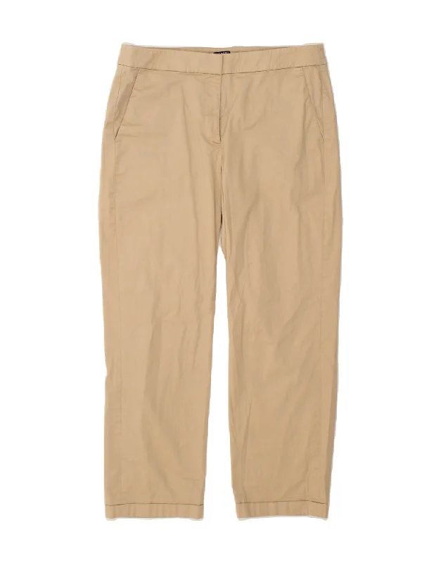 J. CREW Womens Kate Straight Cropped Trousers US 10 Large W32 L25 Beige Skinny Trousers Denim Stretchy J. CREW Womens Kate Straight Cropped Trousers US 10 Large W32 L25 Beige Skinny Trousers Denim Stretchy
