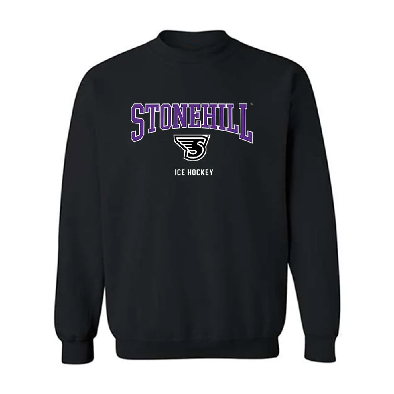 Stonehill - NCAA Women's Ice Hockey : Reagan Whynot - Classic Shersey Crewneck Sweatshirt Hoodie with Hidden Zipper Minimalist Clean