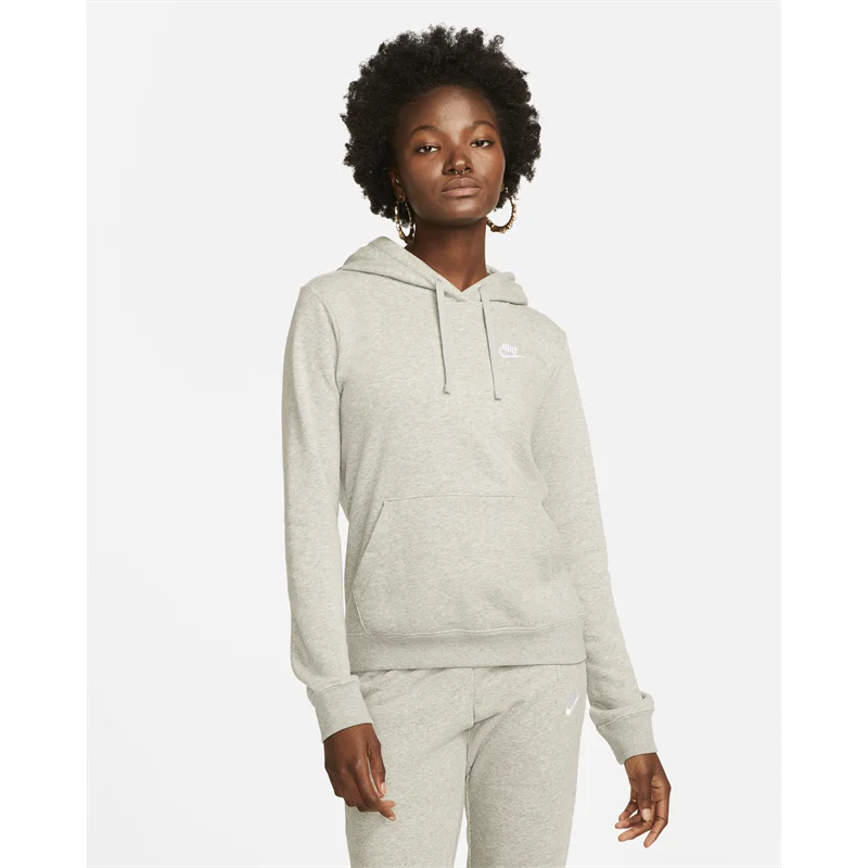 Women's Nike Sportswear Club Fleece Pullover Hoodie Hoodie with Fur Luxurious Winter