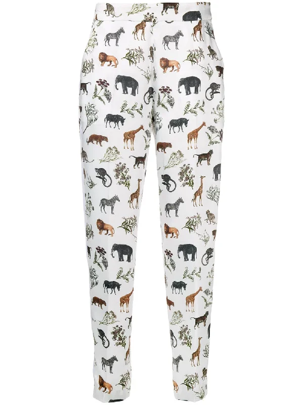 Safari print trousers Trousers New Arrival