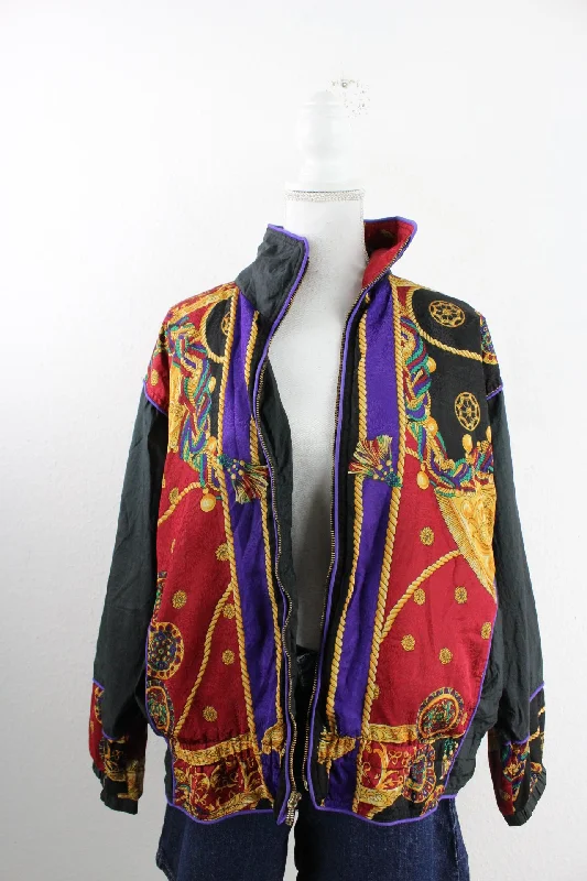 Vintage Winterset Jacket (M) Chenille Jacket Brocade Jacket Lace Jacket