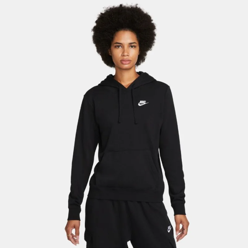 Women's Nike Sportswear Club Fleece Pullover Hoodie Hoodie with Color Block Contrast Stylish