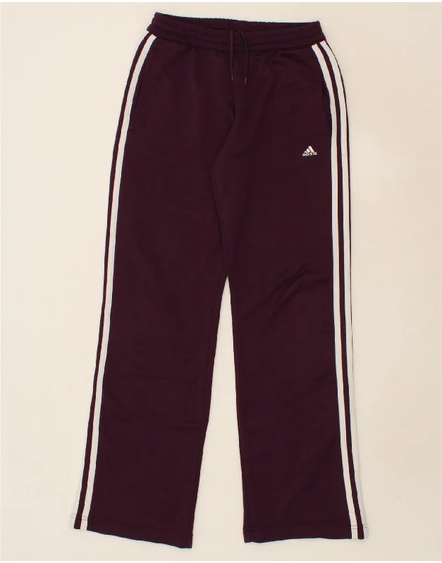 ADIDAS Womens Tracksuit Trousers UK 8 Small Purple Trousers practical durable