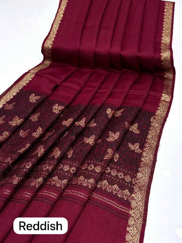 Elegant And Beautiful Reddish Pashmina Shawl Classic Wool Shawl Wrap