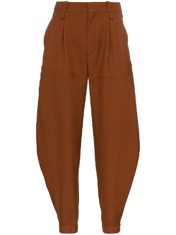 tapered wool trousers Trousers Capri Summer