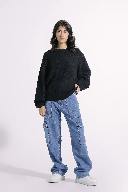 OVERSIZE SWEATER (E0531/108/902) Oversized Loose Flowy