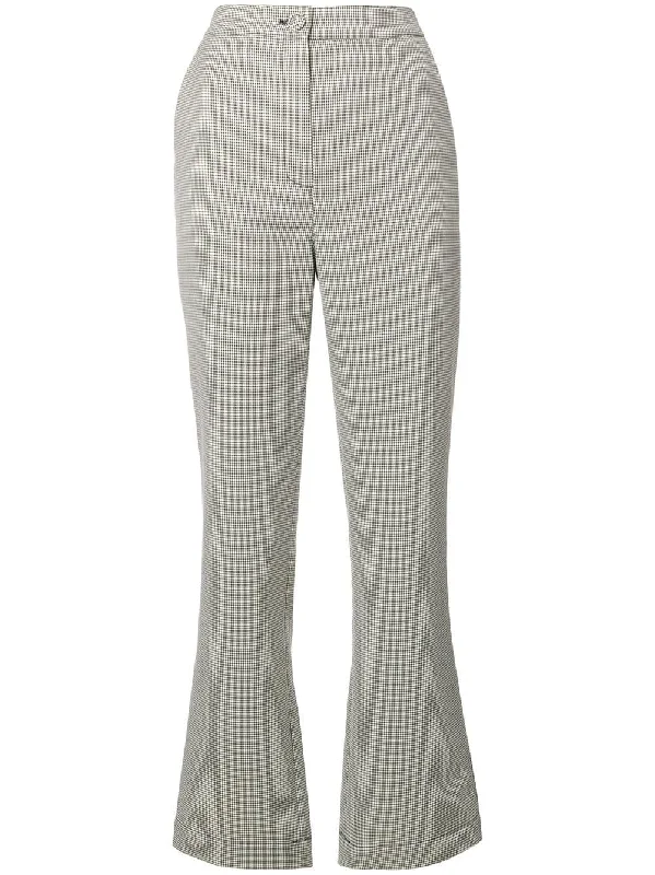 tailored crop flare trousers Trousers Chinos Classic