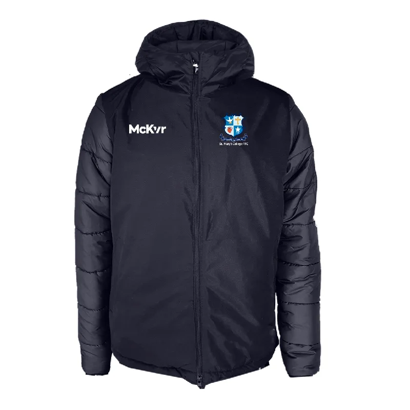 Mc Keever St Mary's College RFC Core 22 Stadium Jacket - Adult - Navy Hoodie Zip-Up Jacket Button-Up Jacket