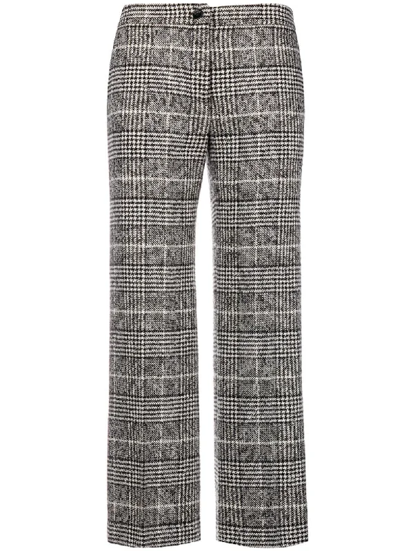 cropped plaid trousers Trousers Sale Discount