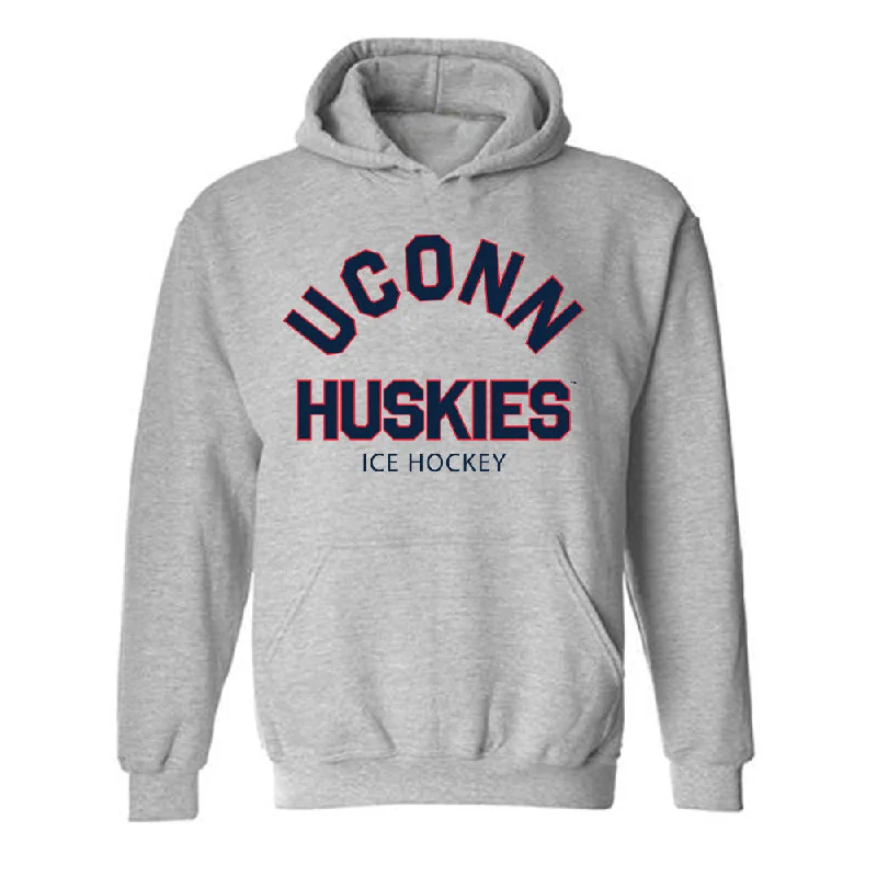 UConn - NCAA Women's Ice Hockey : Taylor Porthan - Classic Shersey Hooded Sweatshirt Hoodie with Lining Warm Insulated