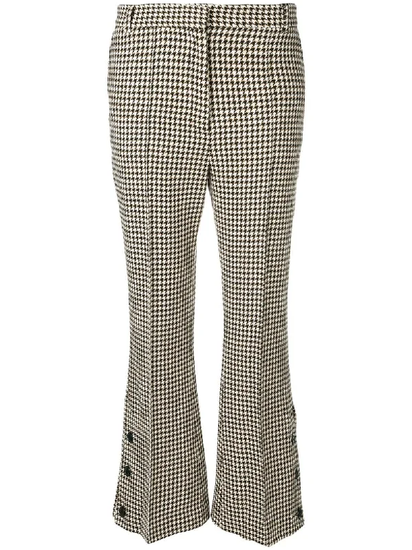 cropped houndstooth trousers Trousers Spring Floral