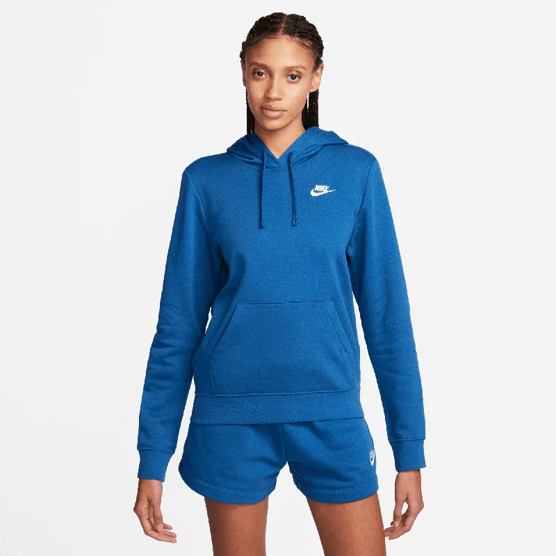 Women's Nike Sportswear Club Fleece Pullover Hoodie Hoodie with V-Neck Classic Versatile