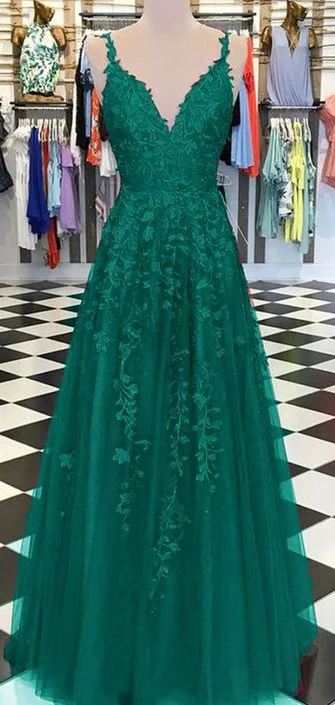 Chic A-line Prom Dress Spaghetti Straps Applique Red Prom Dresses Evening Dress cg14141 Chic A-line Prom Dress Spaghetti Straps Applique Red Prom Dresses Evening Dress cg14141