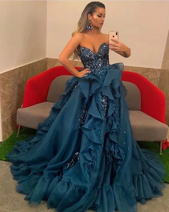 long Prom Dress,A-Line Prom Gown, v neck Prom Dress    cg14519