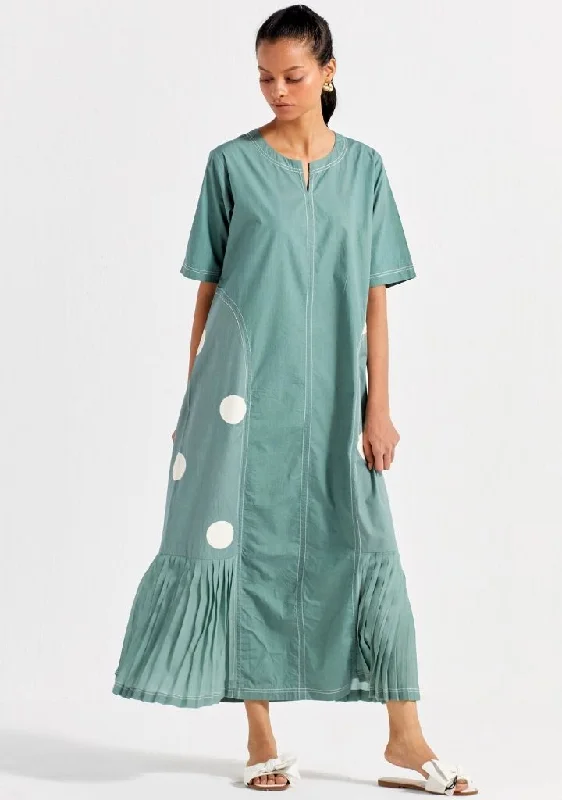 Side U Pleat Dress